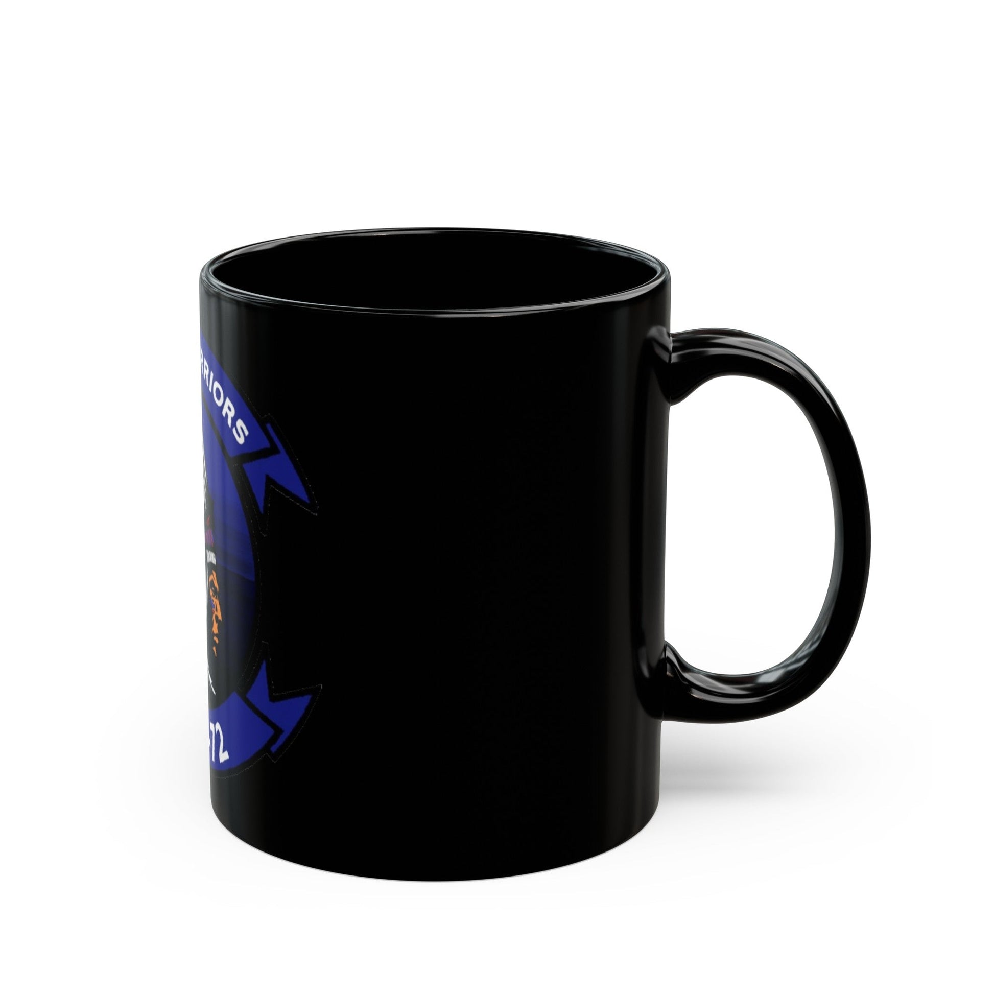 HSM 72 Helicopter Maritime Strike Squadron 72 (U.S. Navy) Black Coffee Mug-The Sticker Space