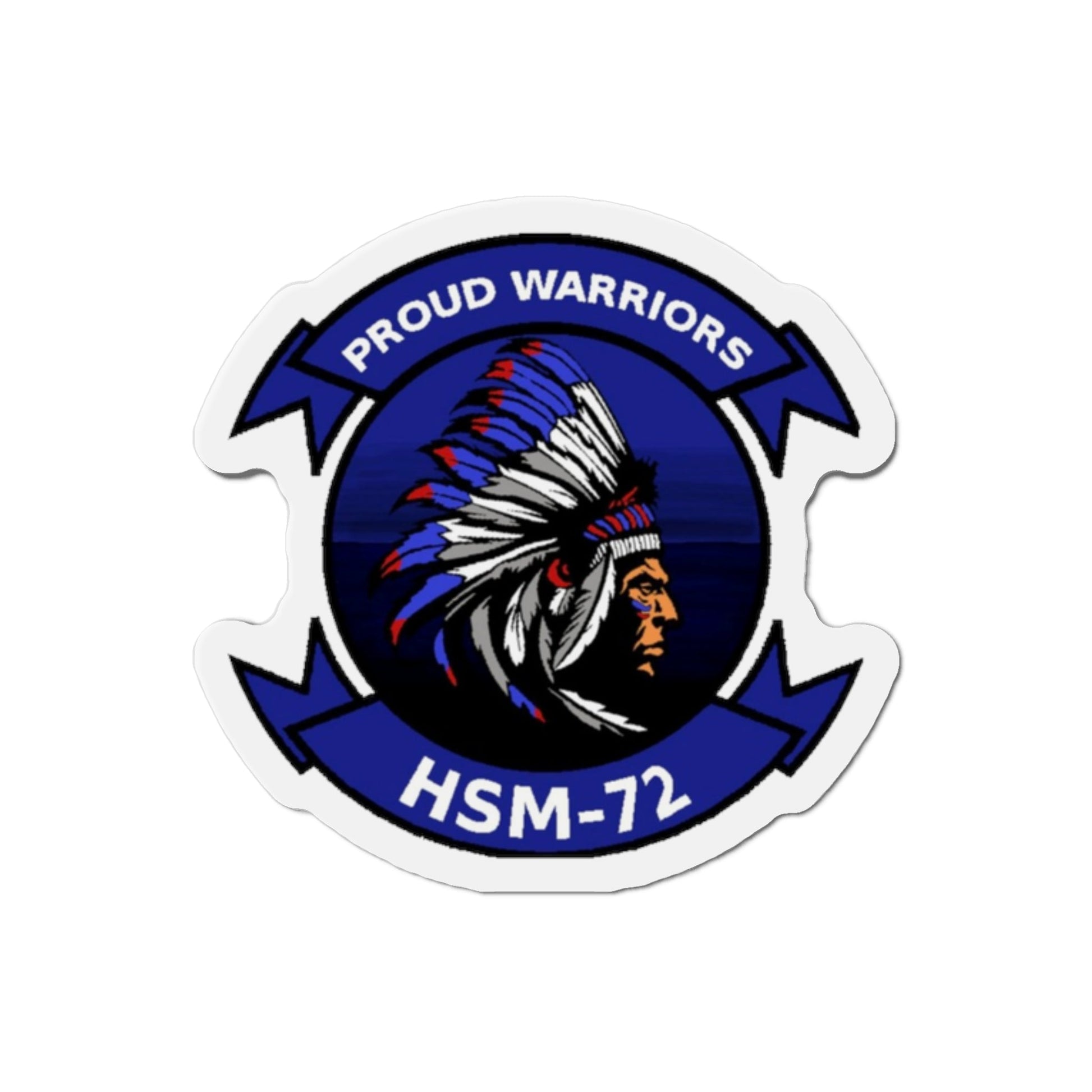 HSM 72 Helicopter Maritime Strike Squadron 72 (U.S. Navy) Die-Cut Magnet-2" x 2"-The Sticker Space