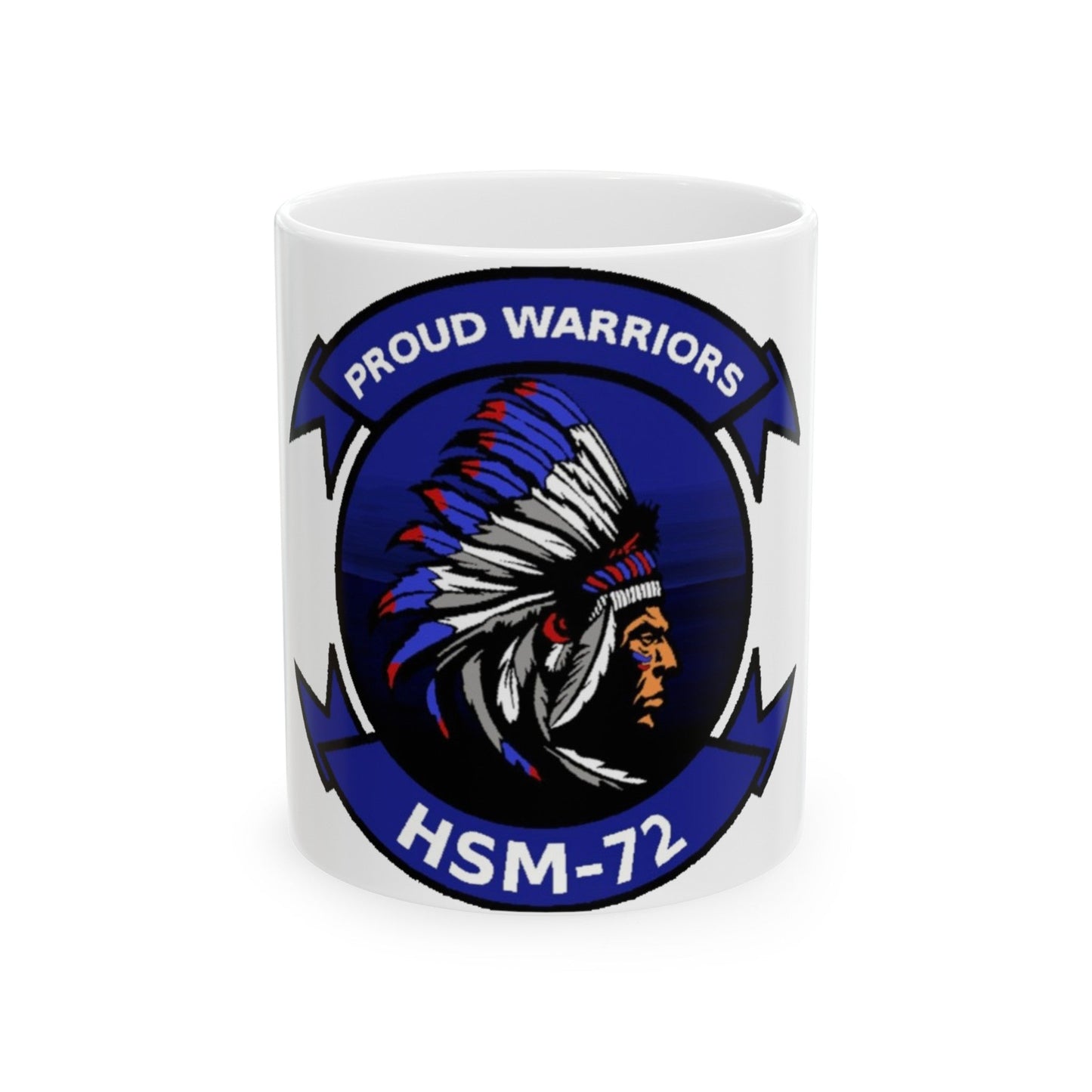 HSM 72 Helicopter Maritime Strike Squadron 72 (U.S. Navy) White Coffee Mug-11oz-The Sticker Space