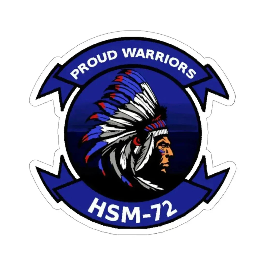 HSM 72 Helicopter Maritime Strike Squadron 72 (U.S. Navy) STICKER Vinyl Die-Cut Decal - The Sticker Space