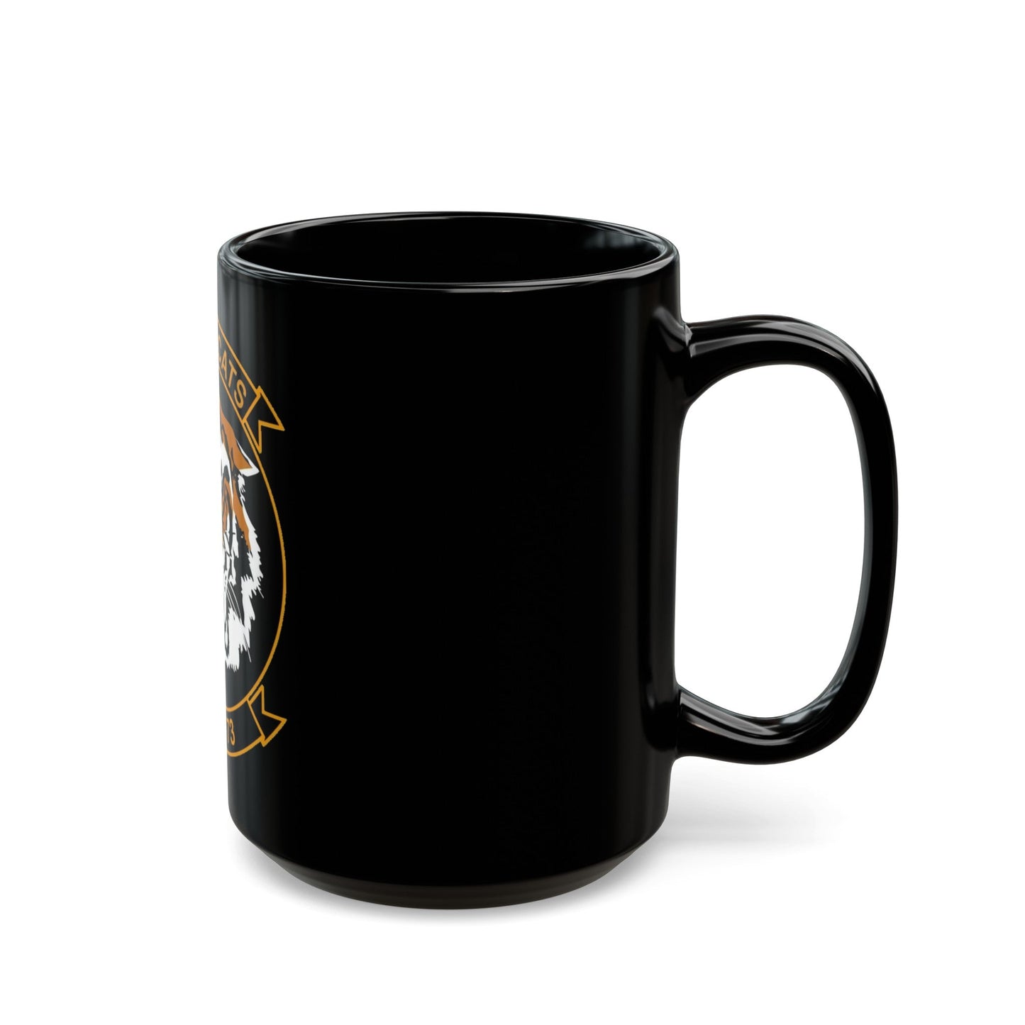 HSM 73 Helicopter Maritime Strike Squadron 73 (U.S. Navy) Black Coffee Mug-The Sticker Space