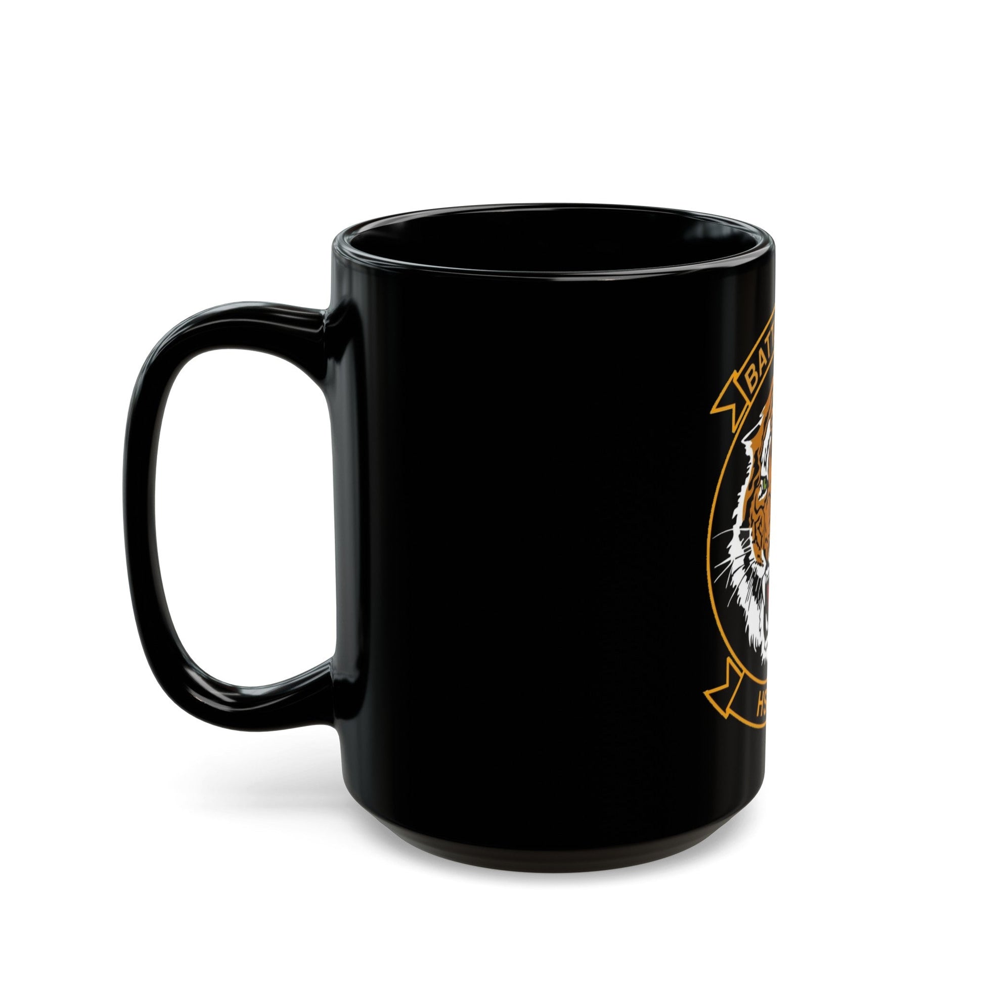 HSM 73 Helicopter Maritime Strike Squadron 73 (U.S. Navy) Black Coffee Mug-The Sticker Space