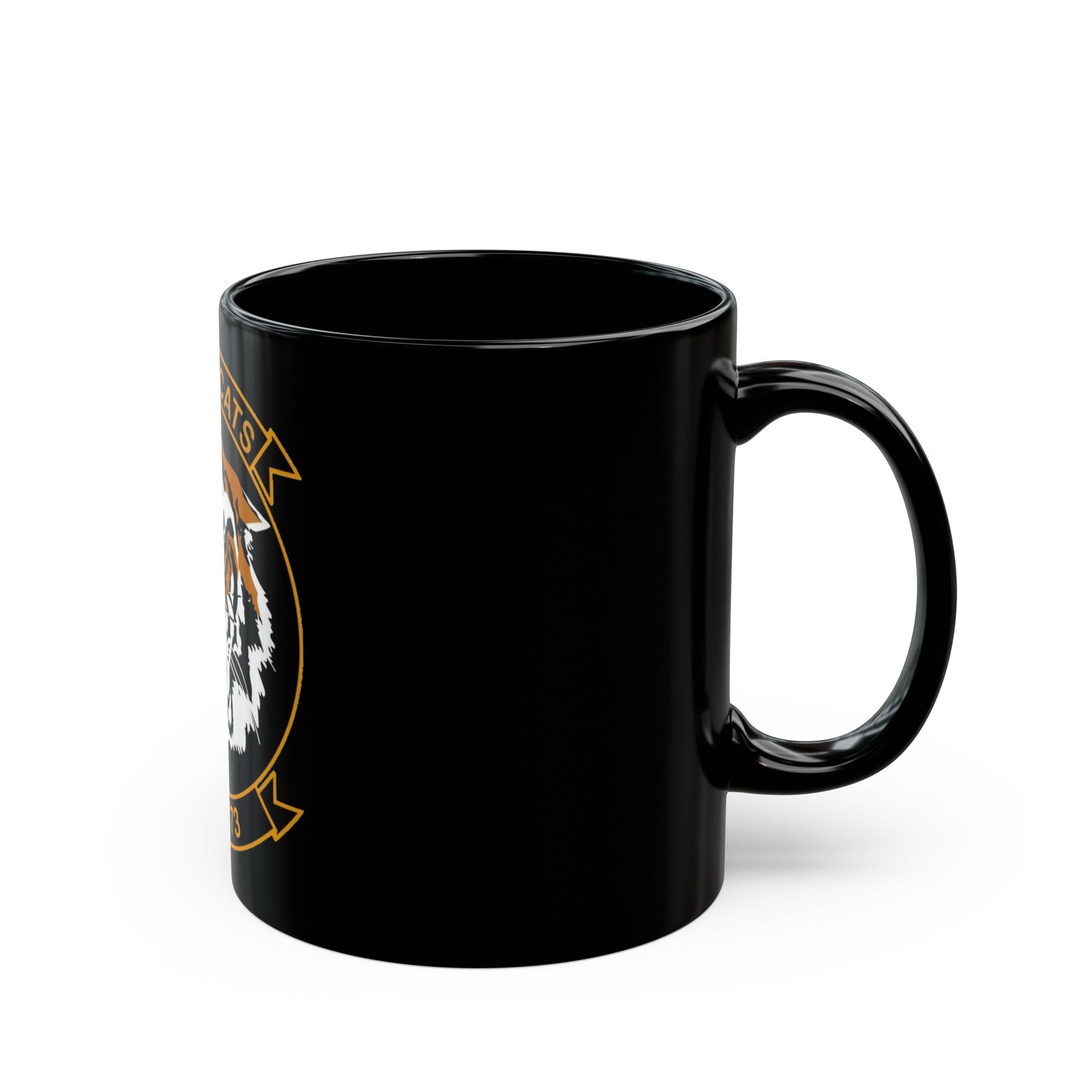 HSM 73 Helicopter Maritime Strike Squadron 73 (U.S. Navy) Black Coffee Mug-The Sticker Space