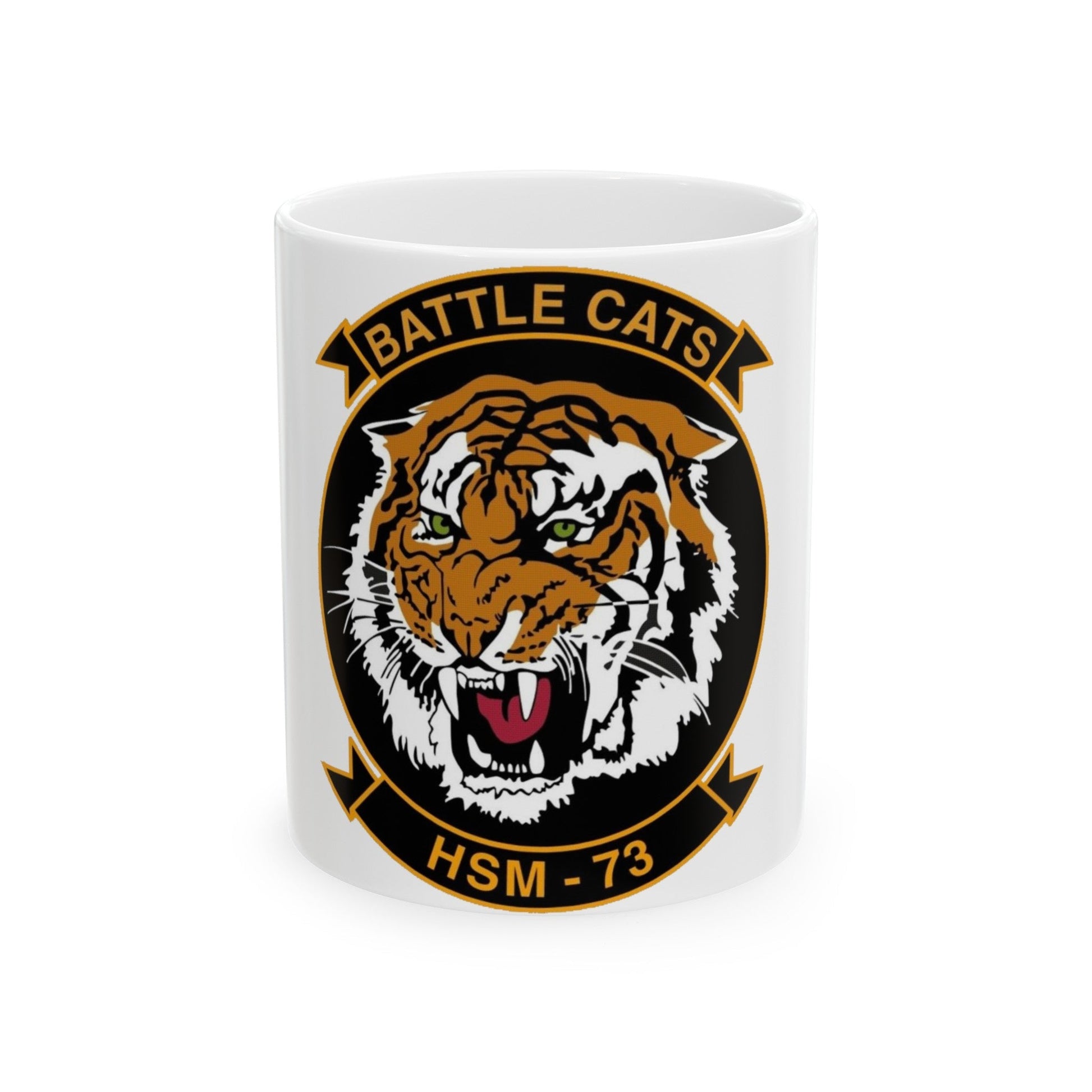 HSM 73 Helicopter Maritime Strike Squadron 73 (U.S. Navy) White Coffee Mug-11oz-The Sticker Space