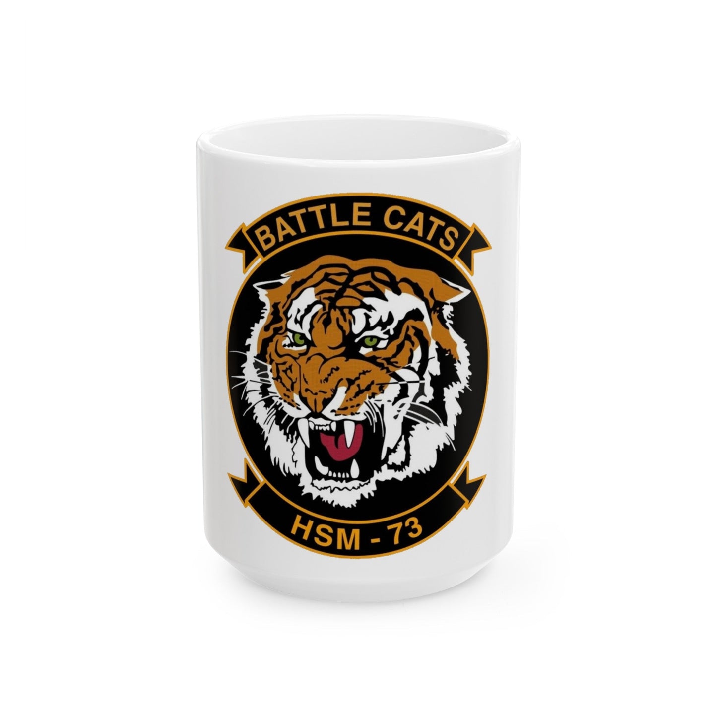 HSM 73 Helicopter Maritime Strike Squadron 73 (U.S. Navy) White Coffee Mug-15oz-The Sticker Space