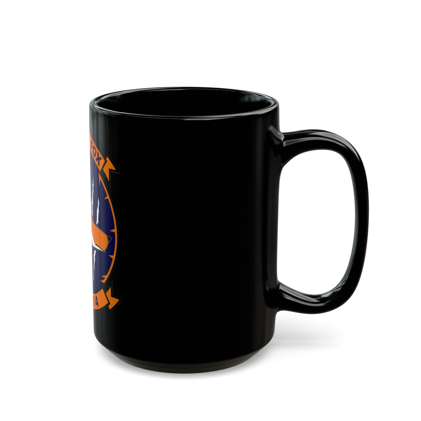 HSM 74 Helicopter Maritime Strike Squadron 74 (U.S. Navy) Black Coffee Mug-The Sticker Space