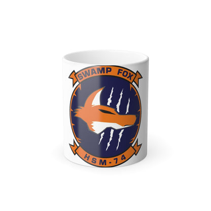 HSM 74 Helicopter Maritime Strike Squadron 74 (U.S. Navy) Color Changing Mug 11oz-11oz-The Sticker Space