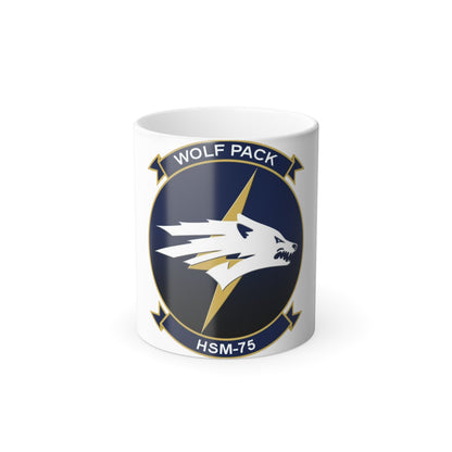HSM 75 Helicopter Maritime Strike Squadron 75 (U.S. Navy) Color Changing Mug 11oz-11oz-The Sticker Space