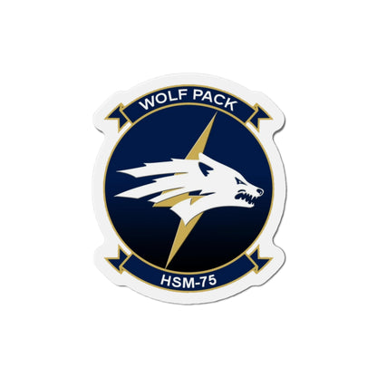 HSM 75 Helicopter Maritime Strike Squadron 75 (U.S. Navy) Die-Cut Magnet-3" x 3"-The Sticker Space