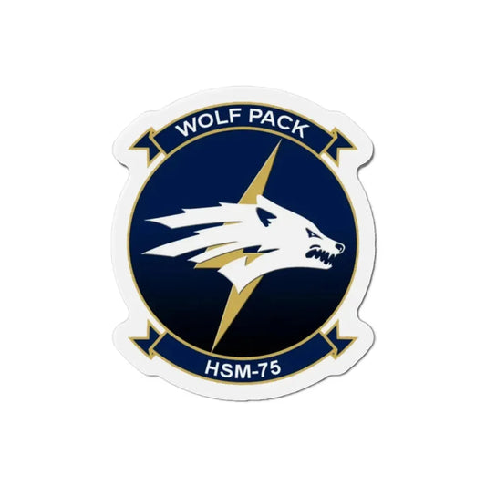 HSM 75 Helicopter Maritime Strike Squadron 75 (U.S. Navy) Refrigerator Magnet 2 Inch - The Sticker Space