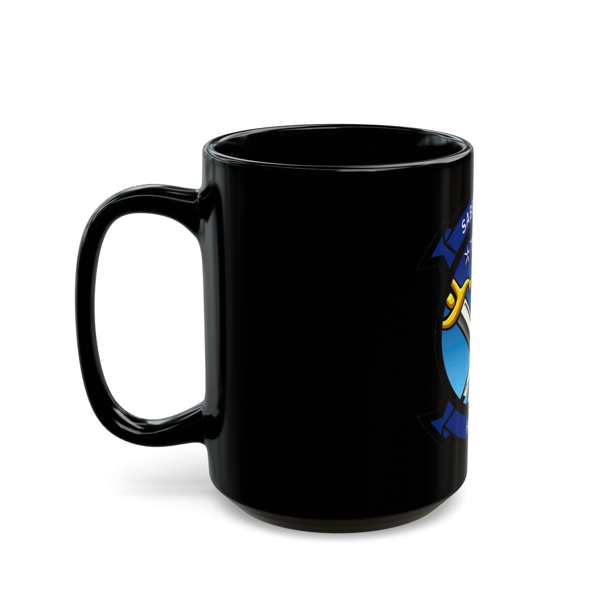 HSM 77 Helicopter Maritime Strike Squadron 77 (U.S. Navy) Black Coffee Mug-The Sticker Space