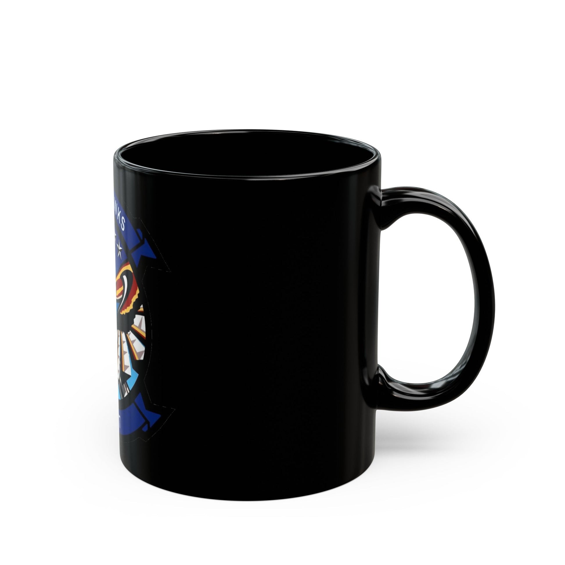 HSM 77 Helicopter Maritime Strike Squadron 77 (U.S. Navy) Black Coffee Mug-The Sticker Space