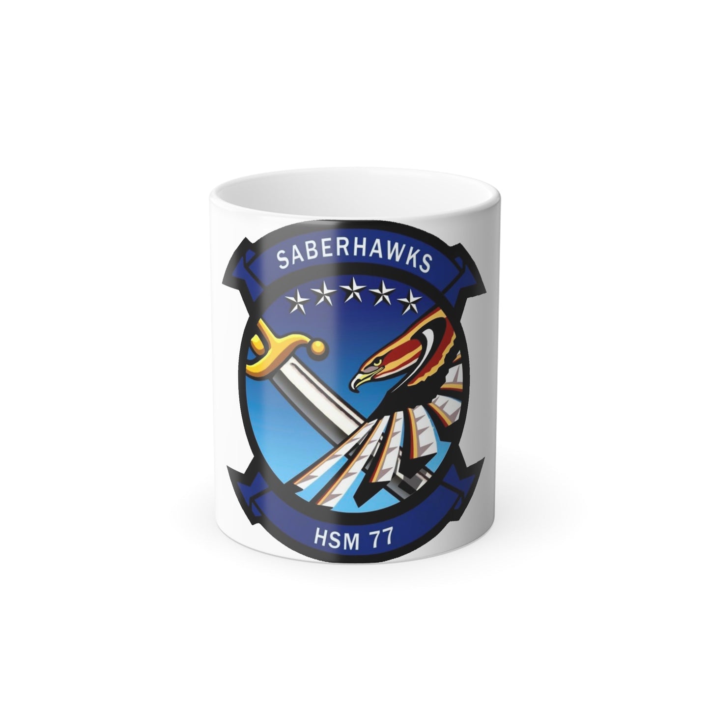 HSM 77 Helicopter Maritime Strike Squadron 77 (U.S. Navy) Color Changing Mug 11oz-11oz-The Sticker Space