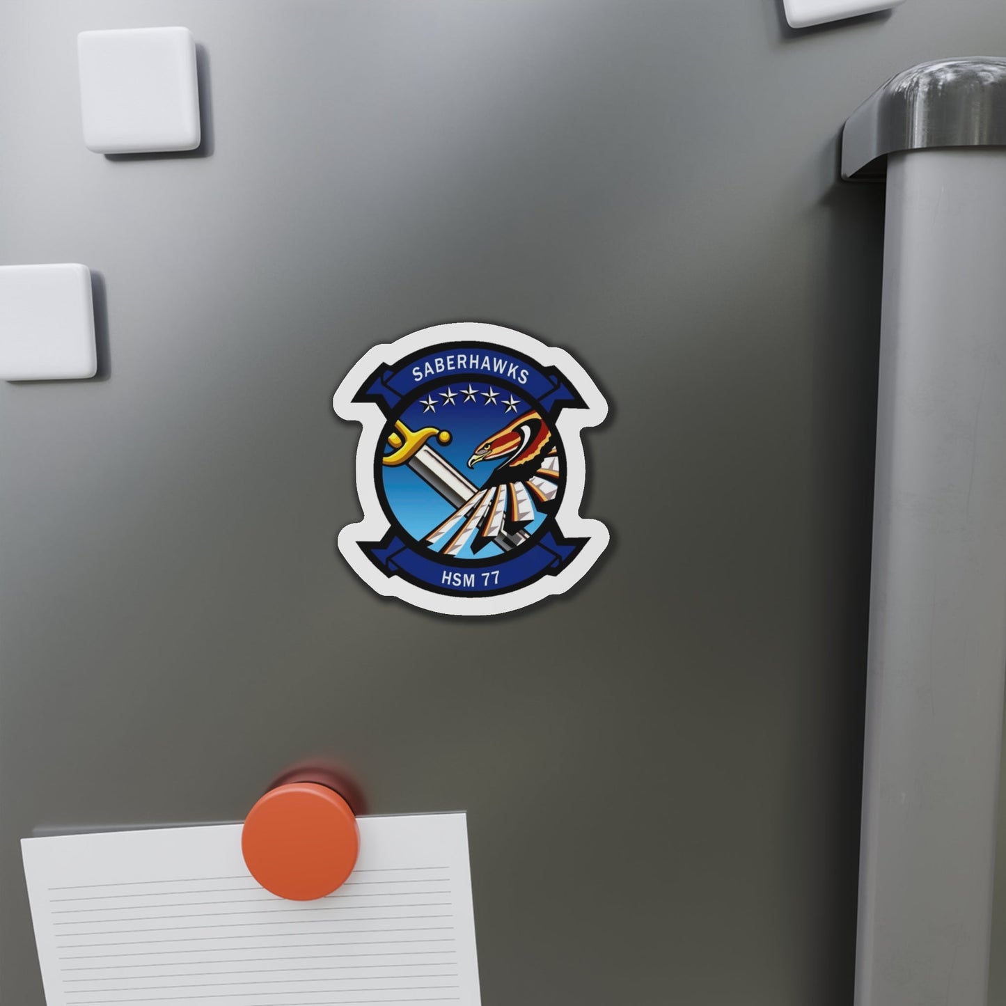 HSM 77 Helicopter Maritime Strike Squadron 77 (U.S. Navy) Die-Cut Magnet-The Sticker Space