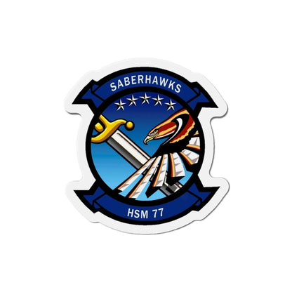 HSM 77 Helicopter Maritime Strike Squadron 77 (U.S. Navy) Die-Cut Magnet-4" x 4"-The Sticker Space