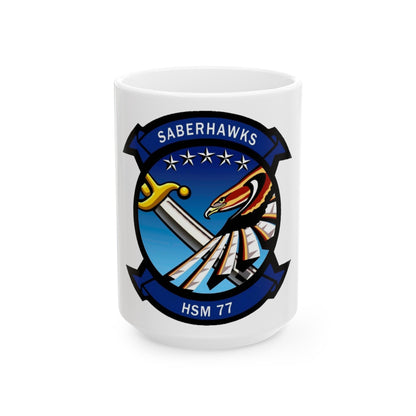 HSM 77 Helicopter Maritime Strike Squadron 77 (U.S. Navy) White Coffee Mug-15oz-The Sticker Space