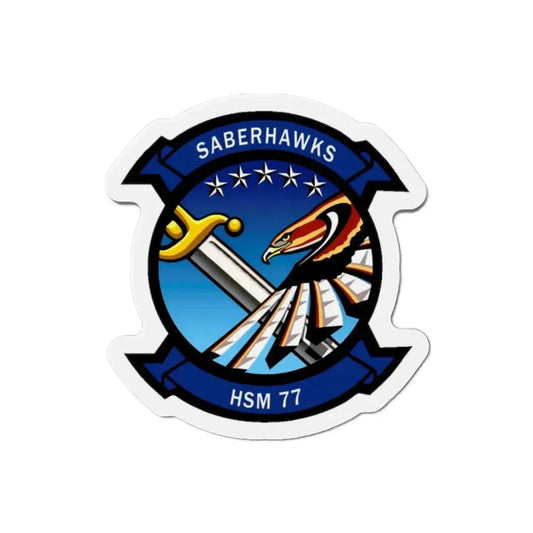 HSM 77 Helicopter Maritime Strike Squadron 77 (U.S. Navy) Refrigerator Magnet 2 Inch - The Sticker Space