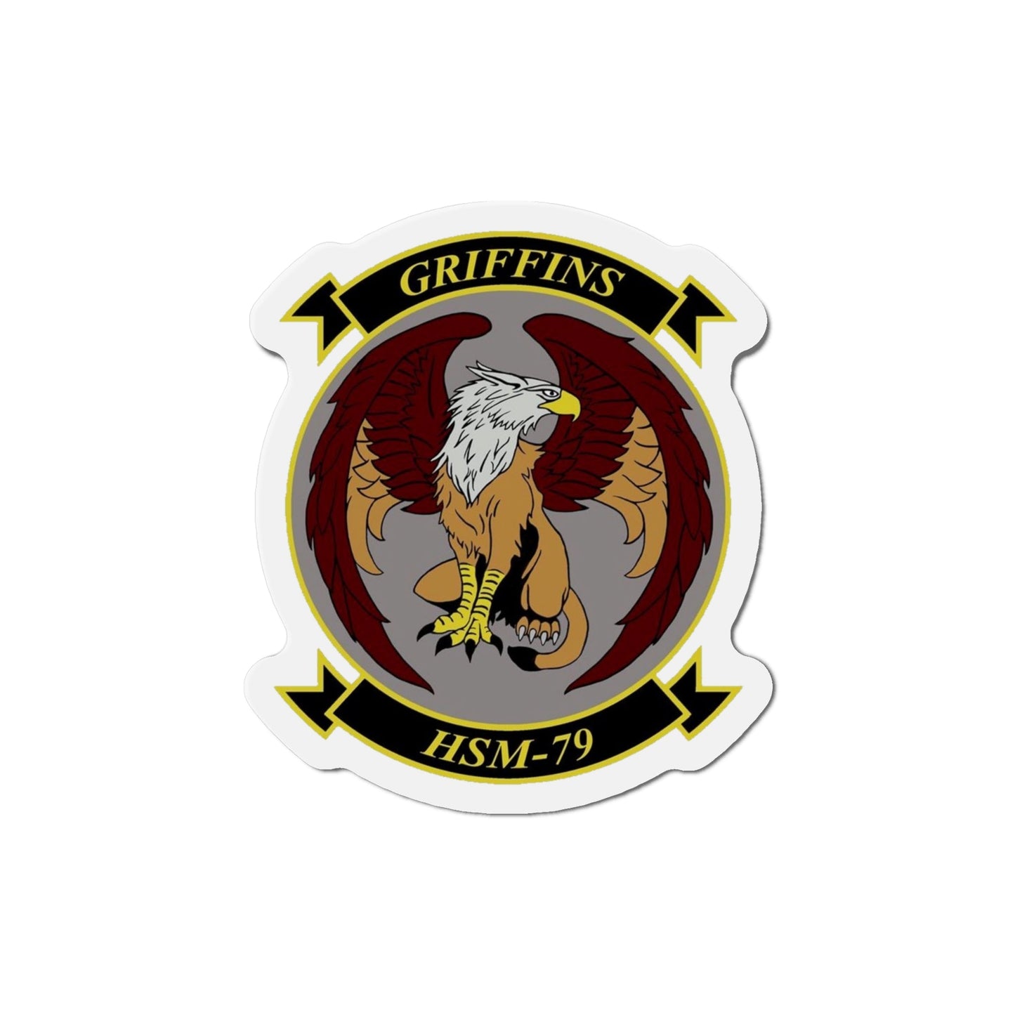 HSM 79 Helicopter Maritime Strike Squadron 79 (U.S. Navy) Die-Cut Magnet-4" x 4"-The Sticker Space