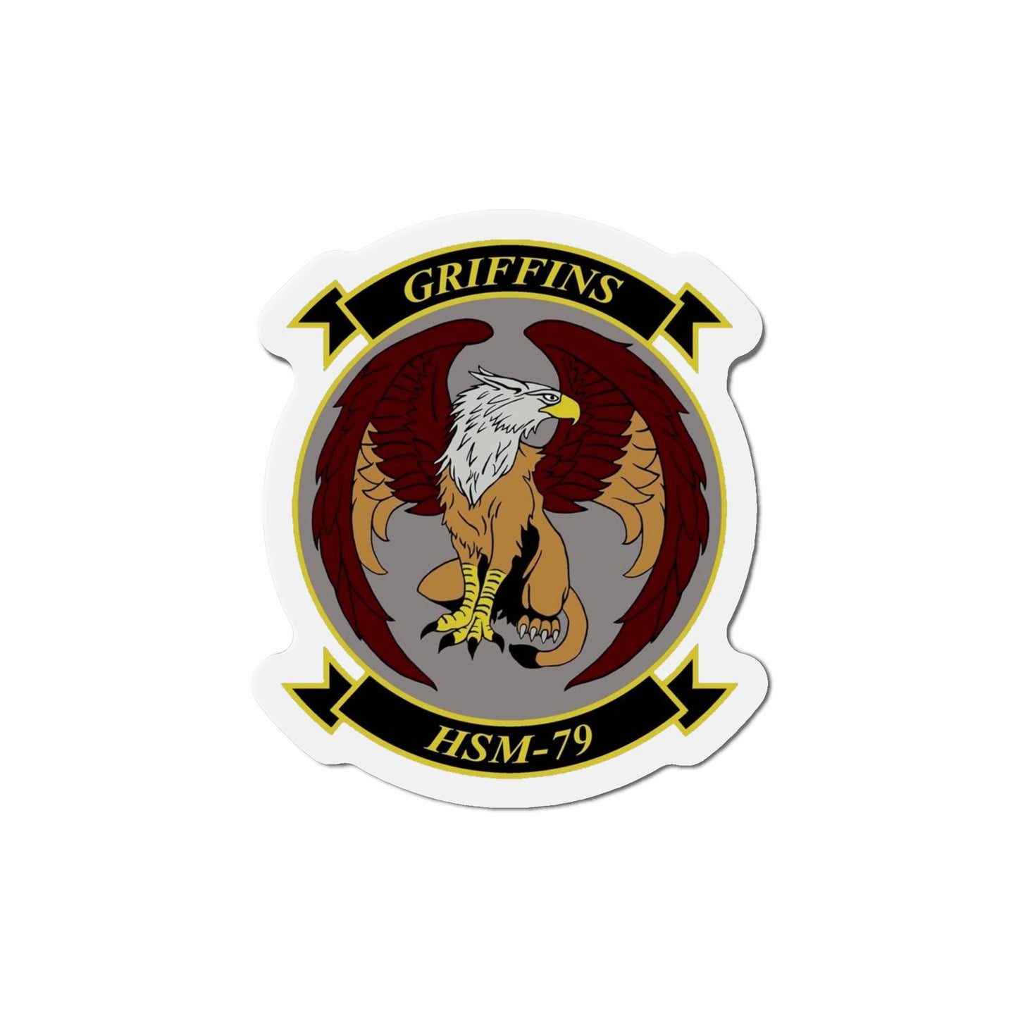 HSM 79 Helicopter Maritime Strike Squadron 79 (U.S. Navy) Die-Cut Magnet-6 × 6"-The Sticker Space