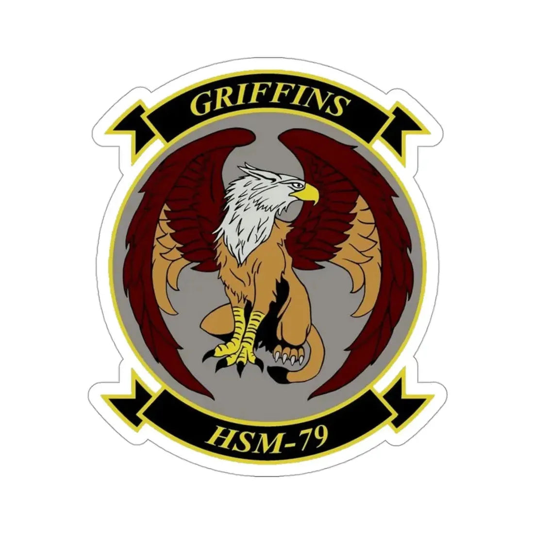 HSM 79 Helicopter Maritime Strike Squadron 79 (U.S. Navy) STICKER Vinyl Die-Cut Decal 3 Inch - The Sticker Space