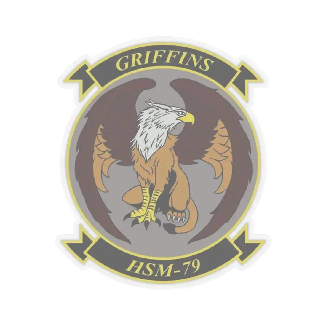 HSM 79 Helicopter Maritime Strike Squadron 79 (U.S. Navy) STICKER Vinyl Kiss-Cut Decal 2 Inch Transparent - The Sticker Space