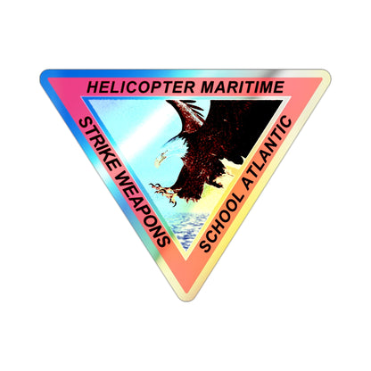 HSM WS Atlantic (U.S. Navy) Holographic STICKER Die-Cut Vinyl Decal-2 Inch-The Sticker Space