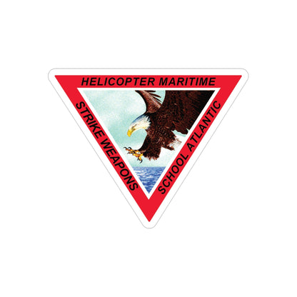 HSM WS Atlantic (U.S. Navy) Transparent STICKER Die-Cut Vinyl Decal-4 Inch-The Sticker Space