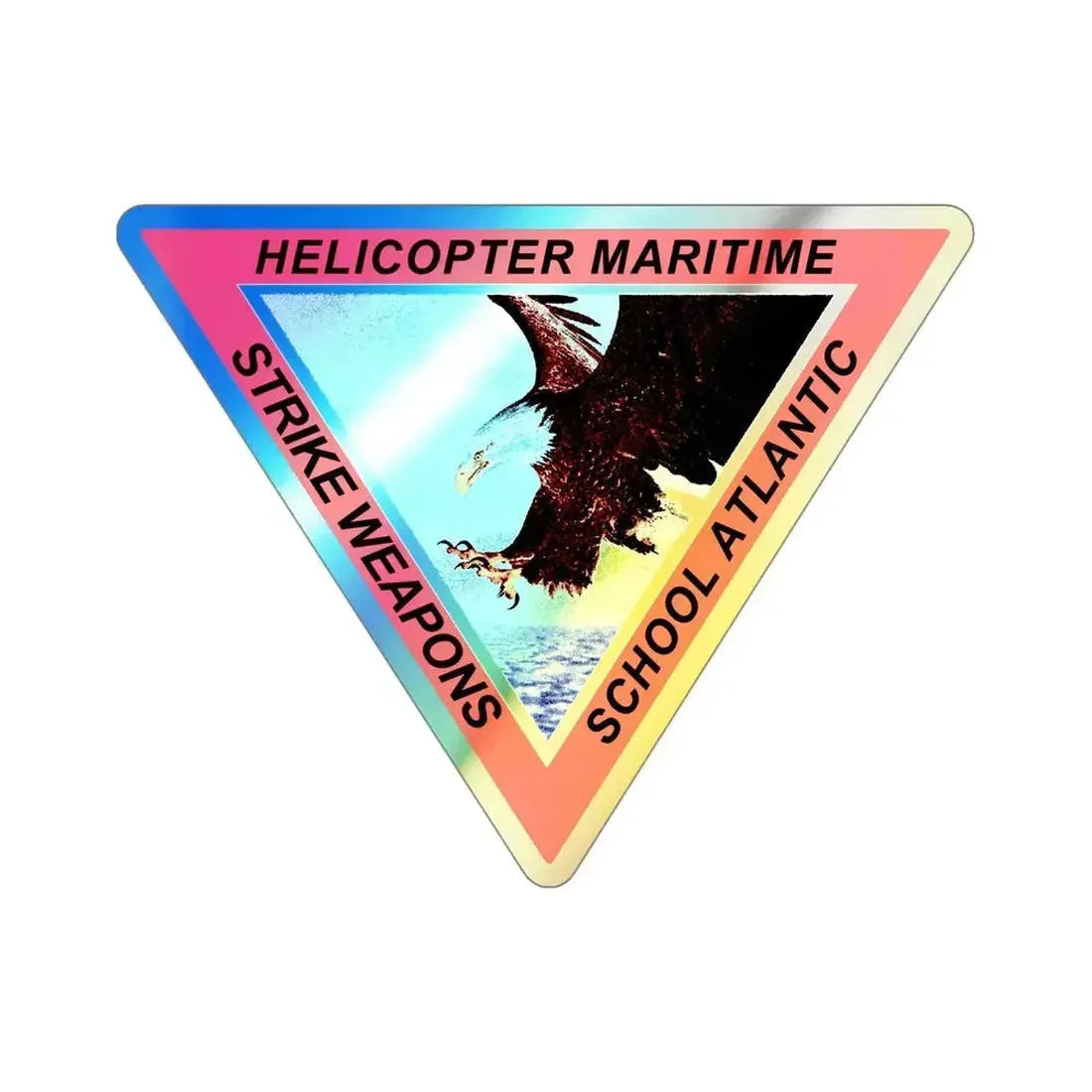 HSM WS Atlantic (U.S. Navy) Holographic STICKER Die-Cut Vinyl Decal - The Sticker Space