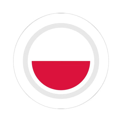 HSPoland (Poland) STICKER Vinyl Kiss-Cut Decal 6 Inch White - The Sticker Space