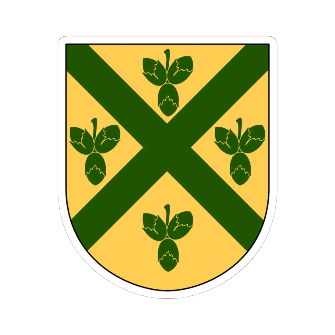 Hässleholm vapen (Sweden) (Coat of Arms) STICKER Vinyl Kiss-Cut Decal - The Sticker Space