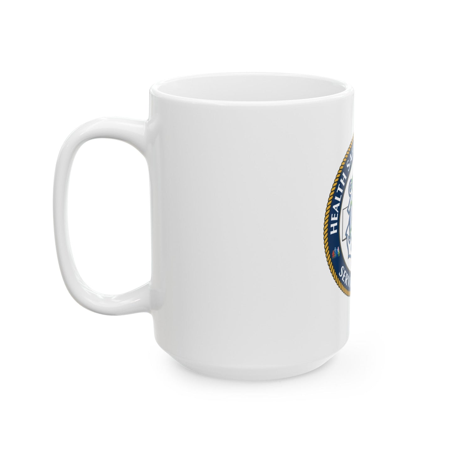 HSWL Service Center (U.S. Coast Guard) White Coffee Mug-The Sticker Space