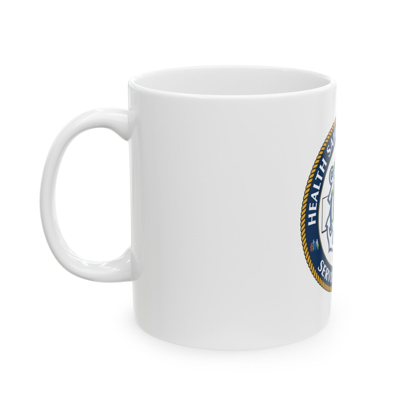 HSWL Service Center (U.S. Coast Guard) White Coffee Mug-The Sticker Space