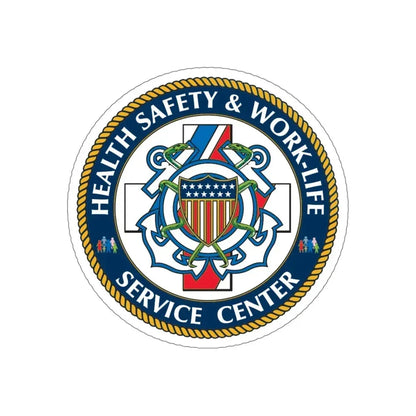 HSWL Service Center (U.S. Coast Guard) STICKER Vinyl Die-Cut Decal 5 Inch - The Sticker Space