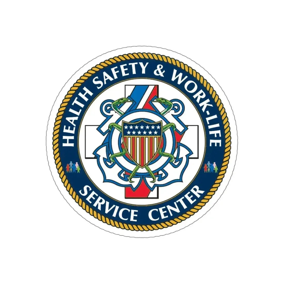 HSWL Service Center (U.S. Coast Guard) STICKER Vinyl Die-Cut Decal - The Sticker Space