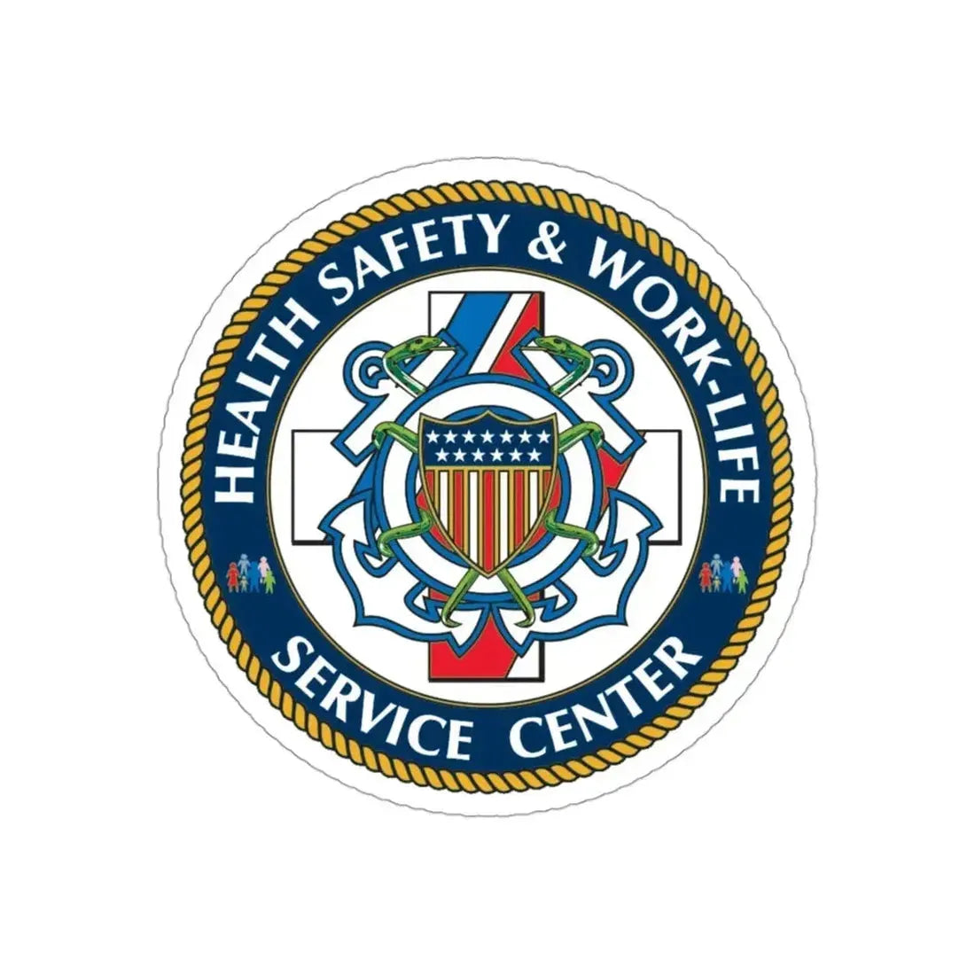 HSWL Service Center (U.S. Coast Guard) STICKER Vinyl Die-Cut Decal - The Sticker Space