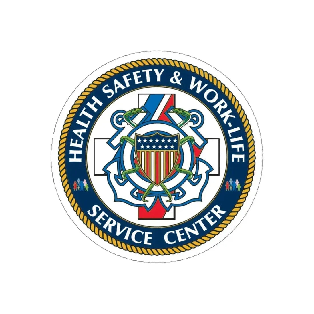 HSWL Service Center (U.S. Coast Guard) STICKER Vinyl Die-Cut Decal - The Sticker Space