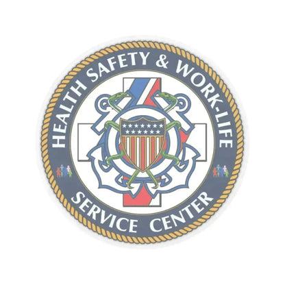 HSWL Service Center (U.S. Coast Guard) STICKER Vinyl Kiss-Cut Decal 2 Inch Transparent - The Sticker Space