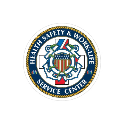 HSWL Service Center (U.S. Coast Guard) Transparent STICKER Die-Cut Vinyl Decal - The Sticker Space
