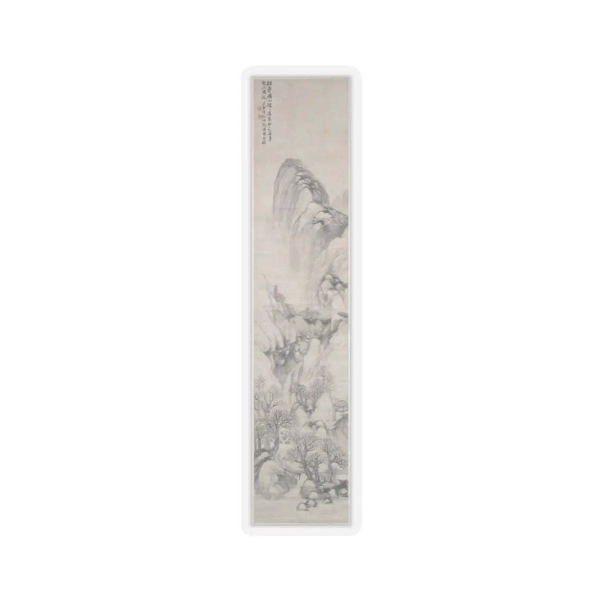 Hu Yuan - Landscapes of the Four Seasons - Dated 1875 v2 - STICKER Vinyl Kiss-Cut Decal