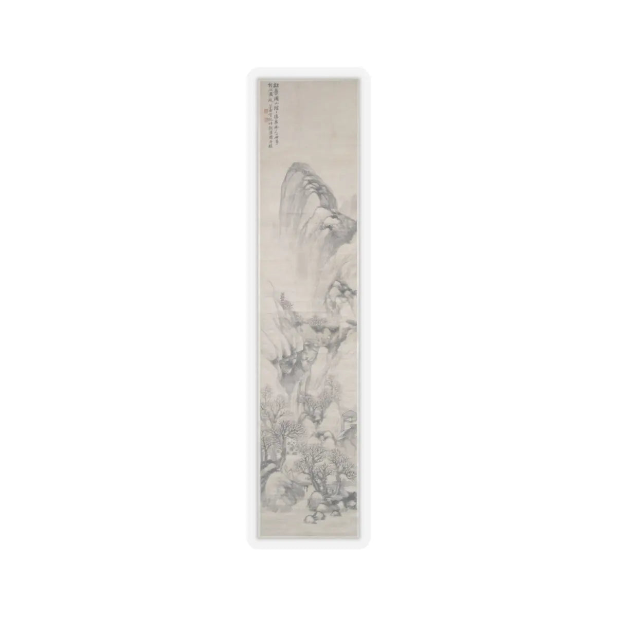 Hu Yuan - Landscapes of the Four Seasons - Dated 1875 v2 - STICKER Vinyl Kiss-Cut Decal
