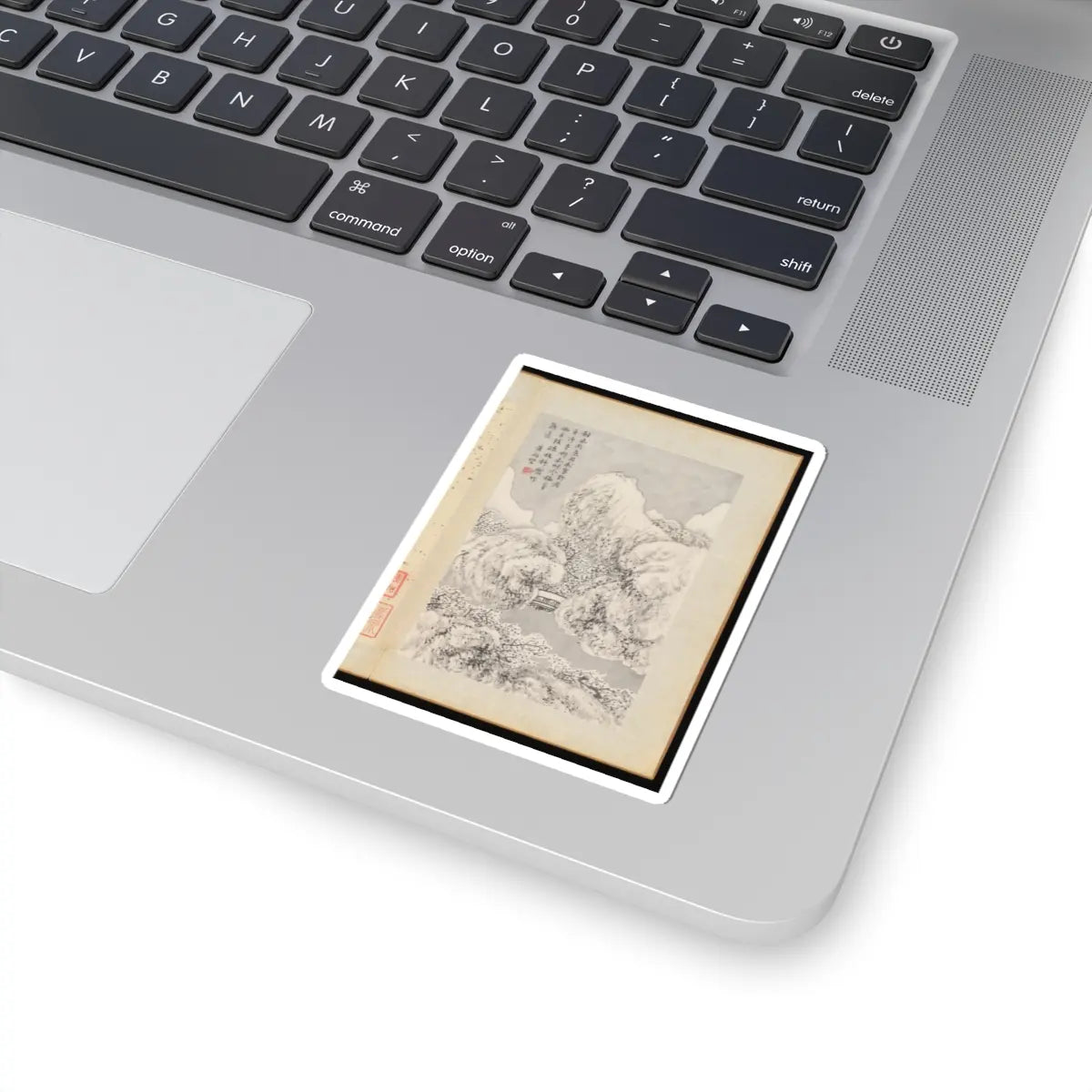 Huang Xiangjian - Landscapes - mid-17th century v12 - STICKER Vinyl Kiss-Cut Decal