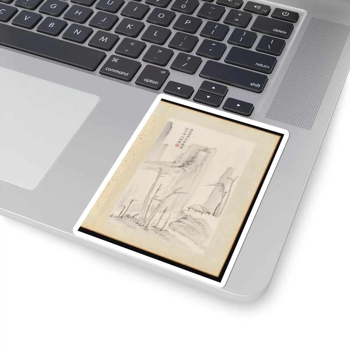 Huang Xiangjian - Landscapes - mid-17th century v3 - STICKER Vinyl Kiss-Cut Decal