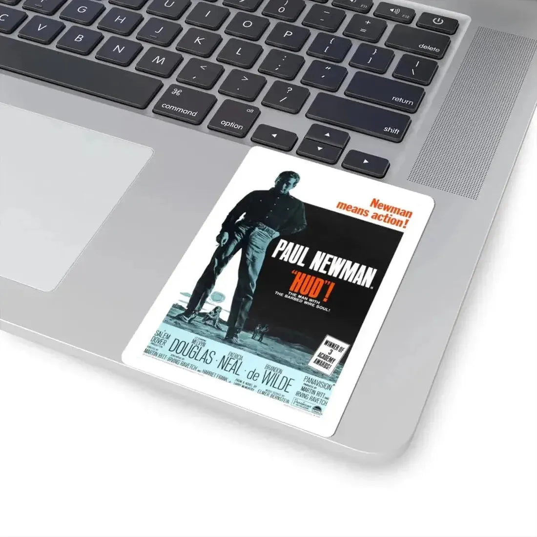 Hud 1963 Movie Poster - STICKER Vinyl Kiss-Cut Decal - The Sticker Space