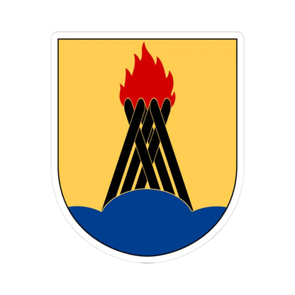 Huddinge vapen (Sweden) (Coat of Arms) STICKER Vinyl Kiss-Cut Decal 3 Inch White - The Sticker Space