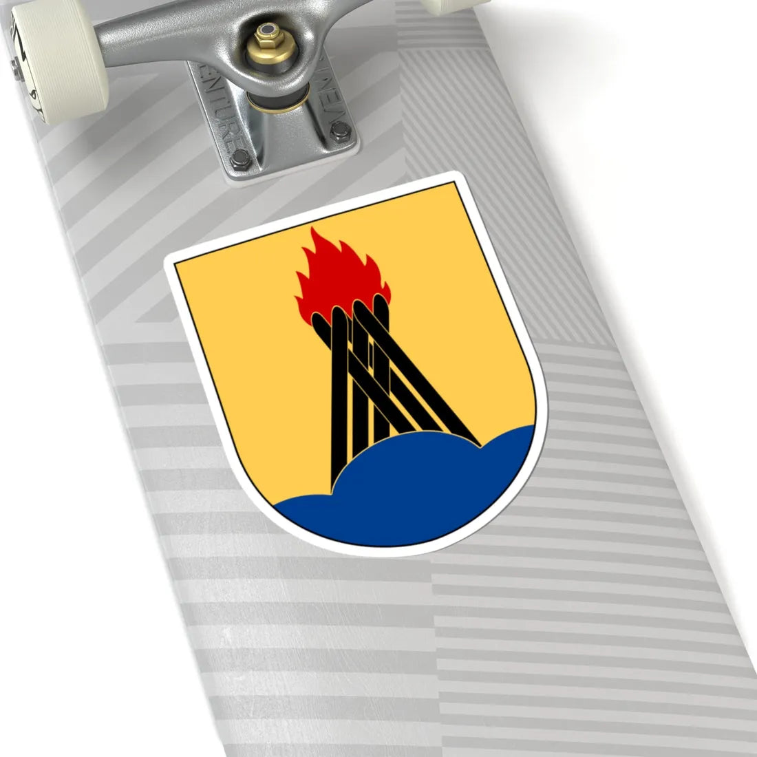 Huddinge vapen (Sweden) (Coat of Arms) STICKER Vinyl Kiss-Cut Decal - The Sticker Space