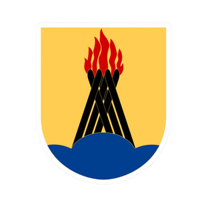 Huddinge vapen2012 (Sweden) (Coat of Arms) STICKER Vinyl Kiss-Cut Decal 2 Inch White - The Sticker Space