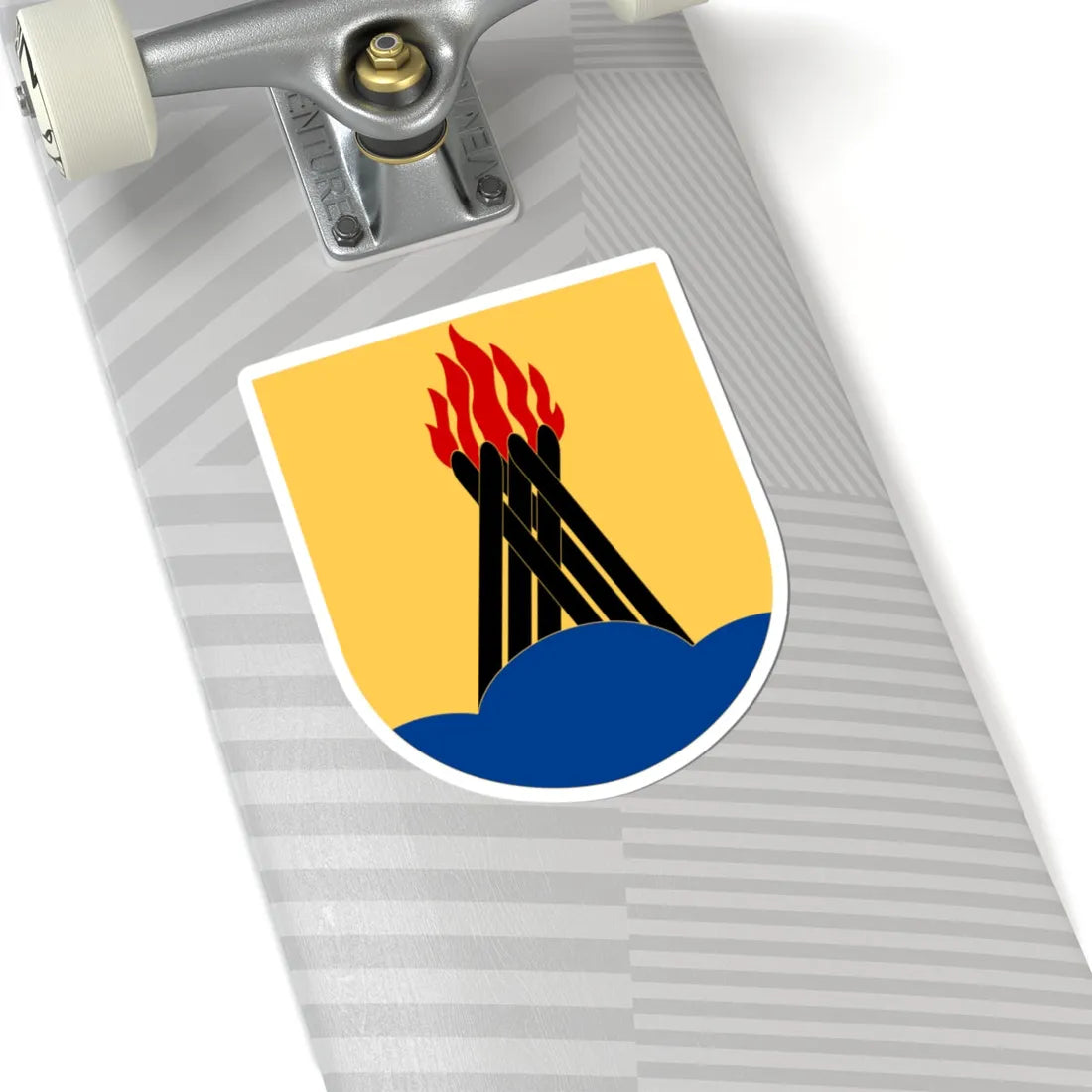 Huddinge vapen2012 (Sweden) (Coat of Arms) STICKER Vinyl Kiss-Cut Decal - The Sticker Space