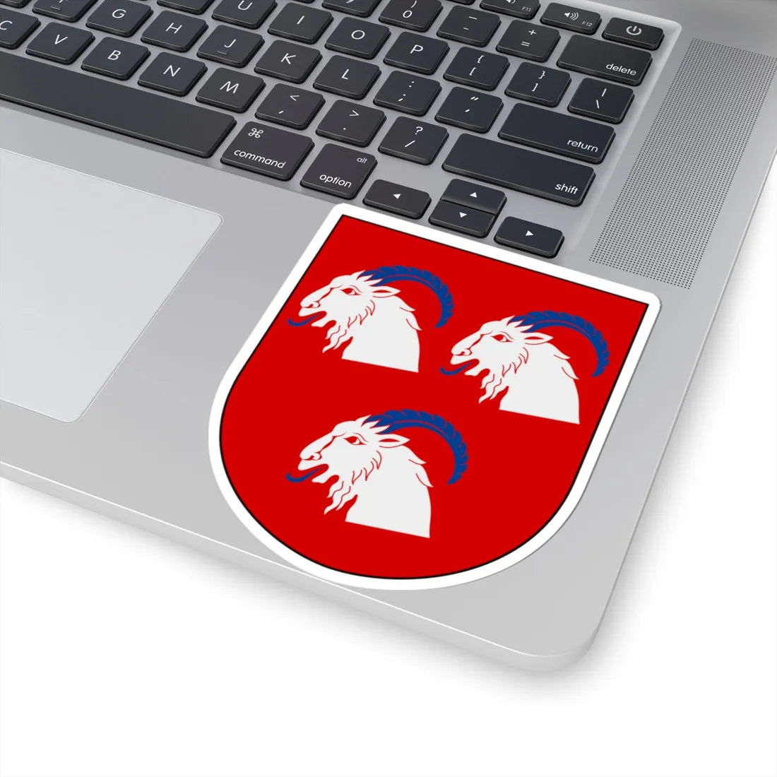 Hudiksvall vapen pre2006 (Sweden) (Coat of Arms) STICKER Vinyl Kiss-Cut Decal - The Sticker Space