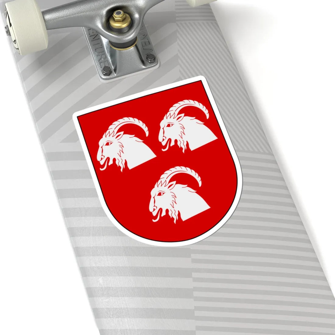 Hudiksvall vapen (Sweden) (Coat of Arms) STICKER Vinyl Kiss-Cut Decal - The Sticker Space
