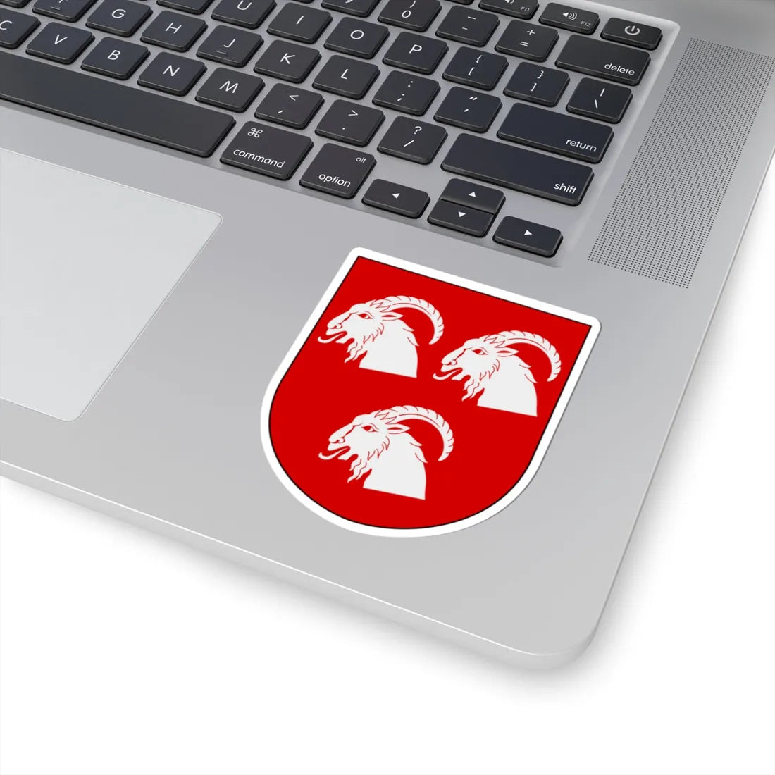 Hudiksvall vapen (Sweden) (Coat of Arms) STICKER Vinyl Kiss-Cut Decal - The Sticker Space